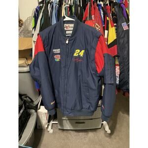 Size L-NASCAR Chase Authentics DuPont Full Zip Puffer Coat